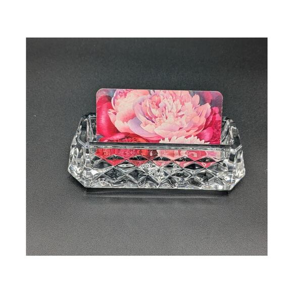 Waterford Crystal Business Card Holder ( Comeragh Cut) - Picture 6 of 6